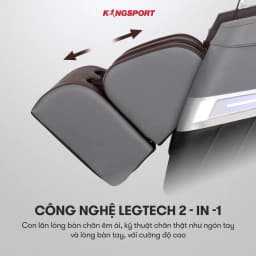 Thumbnail CHỈ GIAO MIỀN NAM I Ghế massage toàn thân KingSport G92 chế độ không trọng lực, nhiệt hông ngoại vùng lưng và chân 4