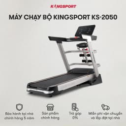 Thumbnail CHỈ GIAO MIỀN NAM I Máy chạy bộ KINGSPORT Luxury KS-2050 tốc độ tối đa 18,8km/h, 12 chường trình luyện tập, tra dầ 1