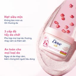 Thumbnail [CHÍNH HÃNG ĐỘC QUYỀN] Smoothie Tẩy Tế Bào Chết Body Dove Chăm Da Sáng Mịn 298g 4