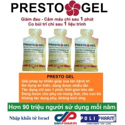 Thumbnail Chính hãng Gel Bôi trĩ Presto nhập khẩu Danpharm - Israel, túi 3g - Polipharm 2