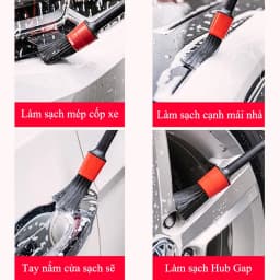 Thumbnail Chổi cọ rửa xe ô tô MYT Bộ chổi cọ rửa vệ sinh nội thất xe ô tô xe máy đa năng tiện lợi sử dụng dễ dàng 2