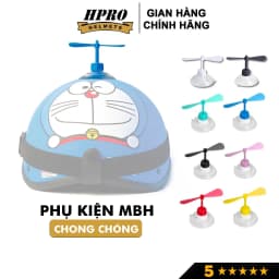 Thumbnail Chong chóng Doraemon gắn mũ bảo hiểm Hpro Helmet, trang trí mũ nón siêu đẹp và độc lạ, tặng kèm keo dán siêu chắc 1