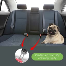 Thumbnail Chốt cài dây an toàn giữ thú cưng, tắt chuông cảnh báo, thiết kế gọn dùng cho mọi loại xe, phụ kiện oto Tâm Luân 3