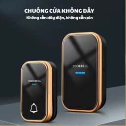 Thumbnail Chuông cửa Không cần Pin, không dây - Nút bấm chống nước 2