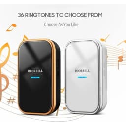 Thumbnail Chuông cửa Không cần Pin, không dây - Nút bấm chống nước 4