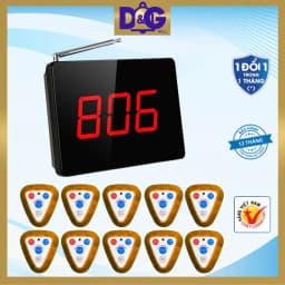 Thumbnail Chuông Gọi Phục Vụ TIẾNG VIỆT D&G Bell - Màn Hình D0301 Hiển thị 3 Chữ Số Nút nhấn tiếng Việt 2