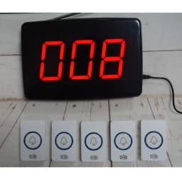 Thumbnail Chuông Gọi Phục Vụ TIẾNG VIỆT D&G Bell - Màn Hình D0301 Hiển Thị 3 chữ số, Nút tiết kiệm 2