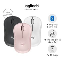 Thumbnail Chuột Bluetooth Logitech M240 Silent - Không dây, Nhỏ gọn, Tương thích Windows, macOS, ChromeOS 1