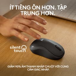 Thumbnail Chuột Bluetooth Logitech M241 Silent - Không dây, Nhỏ gọn, Tương thích Windows, macOS 3
