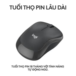 Thumbnail Chuột Bluetooth Logitech M241 Silent - Không dây, Nhỏ gọn, Tương thích Windows, macOS 4