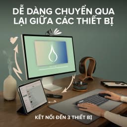 Thumbnail Chuột Bluetooth Logitech M350s Pebble 2 Silent - Mỏng nhẹ, Nút tùy chỉnh, Easy-Switch, 4000DPI 2