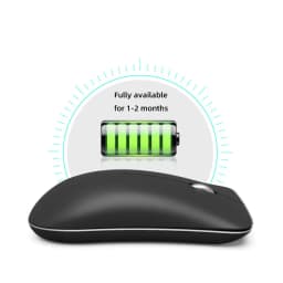 Thumbnail Chuột Bluetooth ZTU Smart PM9 bluetooth + wireless USB 2.4GHz siêu mỏng tự sạc,không tiếng ồn 3