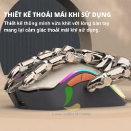Thumbnail Chuột chơi game không dây HOSAN XUNFOX XYH52 kết nối bluetooth kết hợp đèn led 7 màu đẹp mắt 3