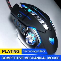 Thumbnail Chuột có dây gaming ZTU Smart V6 Led Tự động đổi màu sắc, Chuột chơi game 6 Nút Bấm DPI 3600 1