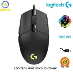 Thumbnail Chuột game Logitech G102 gen 2 Lightsync LED RGB - Chính hãng BH 24 tháng 1