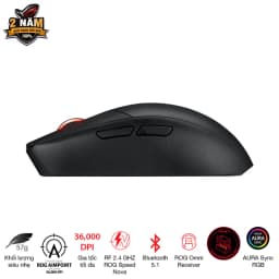 Thumbnail Chuột Gaming ASUS ROG Strix Impact III Wireless - 90MP03D0-BMUA00 4