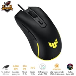 Thumbnail Chuột Gaming Asus TUF M3 Gen II – Công Thái Học Ưu Việt, Cảm Biến Quang Học Chính Xác, RGB Cá Nhân Hóa 1