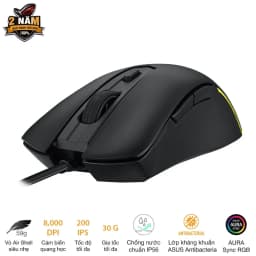 Thumbnail Chuột Gaming Asus TUF M3 Gen II – Công Thái Học Ưu Việt, Cảm Biến Quang Học Chính Xác, RGB Cá Nhân Hóa 3