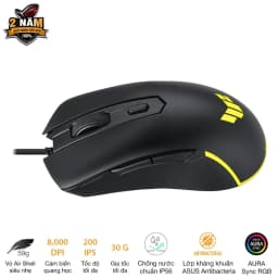 Thumbnail Chuột Gaming Asus TUF M3 Gen II – Công Thái Học Ưu Việt, Cảm Biến Quang Học Chính Xác, RGB Cá Nhân Hóa 4