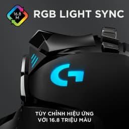 Thumbnail Chuột gaming có dây Logitech G502 Hero - Cảm biến Hero 25k, RGB, 11 nút lập trình 3