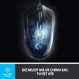Thumbnail Chuột gaming có dây RGB Logitech G403 Hero - cảm biến 25k, công thái học, nhẹ 87g 2