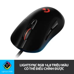 Thumbnail Chuột gaming có dây RGB Logitech G403 Hero - cảm biến 25k, công thái học, nhẹ 87g 4