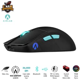 Thumbnail Chuột gaming FPS không dây ROG Harpe Ace Aim Lab Edition, ROG Aimpoint độc quyền, 36000dpi 3