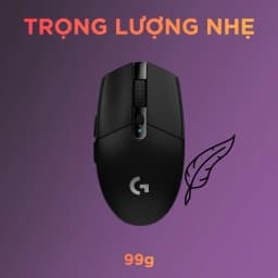 Thumbnail Chuột gaming không dây Logitech G304 - nhẹ, 6 nút lập trình, onboard memory, pin 250h 2