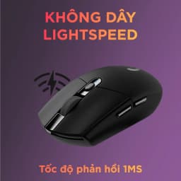 Thumbnail Chuột gaming không dây Logitech G304 - nhẹ, 6 nút lập trình, onboard memory, pin 250h 3