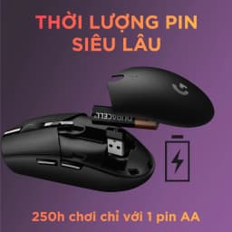 Thumbnail Chuột gaming không dây Logitech G304 - nhẹ, 6 nút lập trình, onboard memory, pin 250h 4