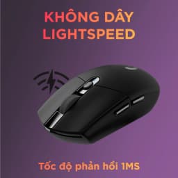 Thumbnail Chuột gaming không dây Logitech G G305 LIGHTSPEED - Hero 12K DPI, Nhẹ 99g, 6 nút lập trình, Pin 250h 3