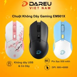 Thumbnail Chuột Gaming không dây Dareu EM901X RGB - SUPERLIGHT, Kèm dock sạc 1