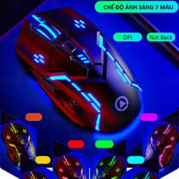 Thumbnail Chuột gaming máy tính có dây game thủ SIDOTECH YINDIAO G5 3200DPI / Chế độ LED 7 màu / 6 nút bấm - Hàng Chính Hãng 3
