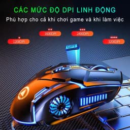 Thumbnail Chuột gaming máy tính có dây game thủ SIDOTECH YINDIAO G5 3200DPI / Chế độ LED 7 màu / 6 nút bấm - Hàng Chính Hãng 4