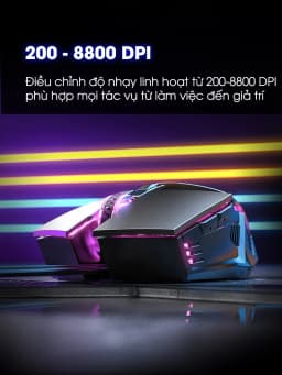 Thumbnail Chuột gaming máy tính SIDOTECH W2 có dây silent 7 nút bấm chống ồn có app led macro cho game thủ 3