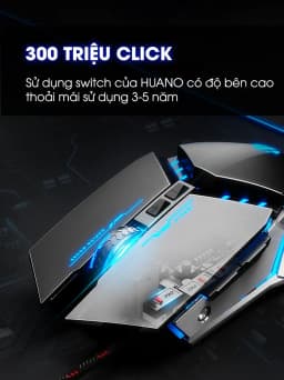 Thumbnail Chuột gaming máy tính SIDOTECH W2 có dây silent 7 nút bấm chống ồn có app led macro cho game thủ 4