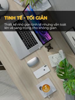 Thumbnail Chuột không dây bluetooth SIDOTECH M1PRO pin sạc silent chống ồn led hiện pin laptop macbook ipad pc 4