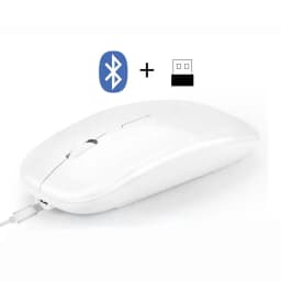 Thumbnail Chuột không dây Bluetooth + wireless USB tự sạc pin ZTU SMART BT01 kiểu dáng thon gọn tiện dụng 2