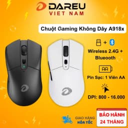 Thumbnail Chuột không dây Dareu A918X Gaming / wireless 2.4 + Bluetooth (PixArt PAW3335) 1