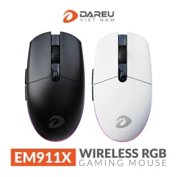 Thumbnail Chuột không dây DAREU EM911X Gaming (RGB, Lightweight: 72g) 3