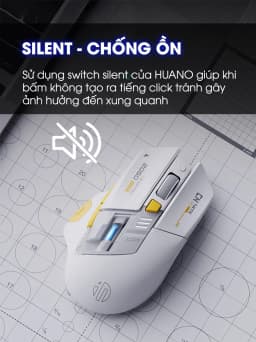 Thumbnail Chuột không dây gaming SIDOTECH A9PRO bluetooth silent chống ồn pin sạc 6 nút bấm led RGB 5 mức DPI 2