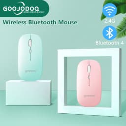 Thumbnail Chuột không dây GOOJODOQ bluetooth 2.4Ghz 2 trong 1 chất lượng cao thích hợp cho ipad 2