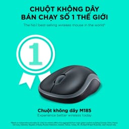 Thumbnail Chuột không dây Logitech B175 - USB 2.4Ghz, pin 1 năm, nhỏ gọn, thuận cả 2 tay, phù hợp PC/Laptop 2