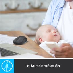 Thumbnail Chuột không dây Logitech M220 Silent - giảm ồn, USB, pin 1.5 năm, phù hợp PC/Laptop 2