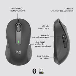 Thumbnail Chuột không dây Logitech M650 / M650L Signature - Hàng chính hãng - BH 24 tháng 1