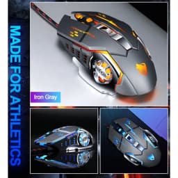 Thumbnail Chuột máy tính có dây văn phòng gaming ZTU Smart V6 led RGB giá rẻ DPI 3600 chơi game cho laptop PC 4