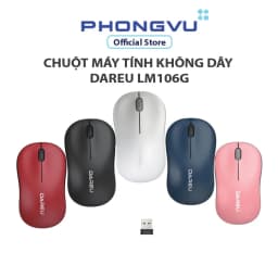 Thumbnail Chuột máy tính không dây DAREU LM106G - Bảo hành 24 tháng 1