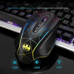 Thumbnail Chuột máy tính không dây ZTU Smart GM30 DPI 7200, Led wireless 2.4GHz thiết kế công thái học phù hợp cả văn phòng 1