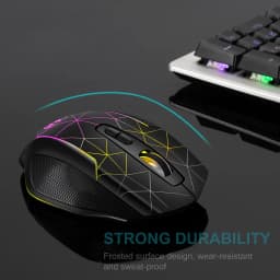 Thumbnail Chuột máy tính không dây ZTU Smart GM30 DPI 7200, Led wireless 2.4GHz thiết kế công thái học phù hợp cả văn phòng 3