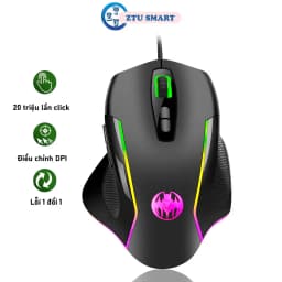 Thumbnail Chuột máy tính không dây ZTU Smart GM30 DPI 7200, Led wireless 2.4GHz thiết kế công thái học phù hợp cả văn phòng 4